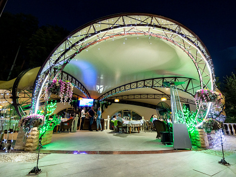  Пансионат &laquo;Плаза&raquo; г. Ессентуки. Летнее кафе &laquo;Шатер&raquo;